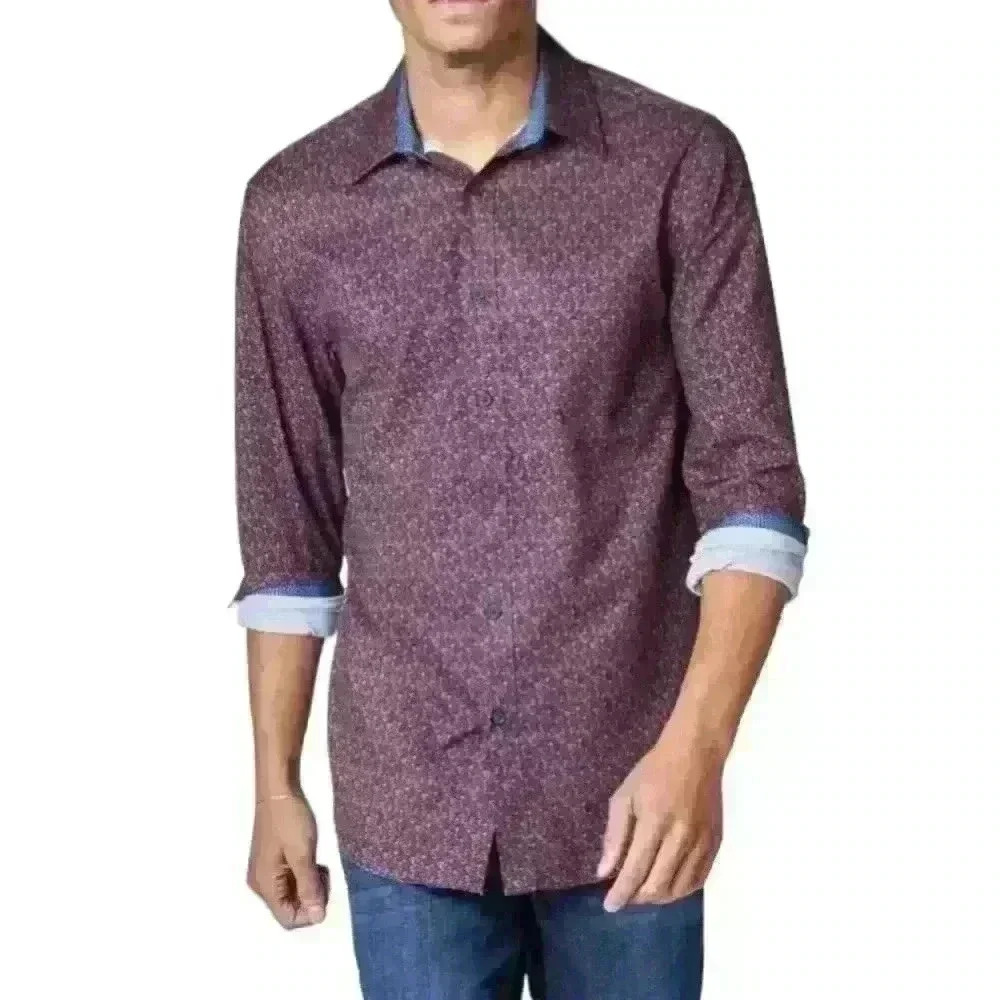 Society of Threads Flower Print Woven Size Medium NWT in Plastic